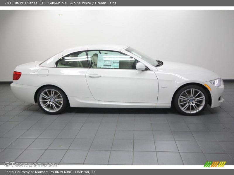 Alpine White / Cream Beige 2013 BMW 3 Series 335i Convertible