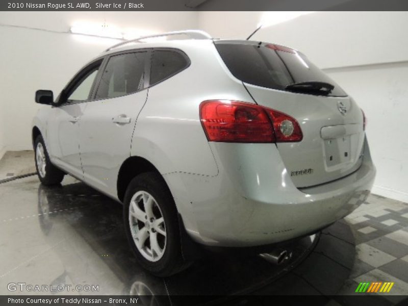 Silver Ice / Black 2010 Nissan Rogue SL AWD