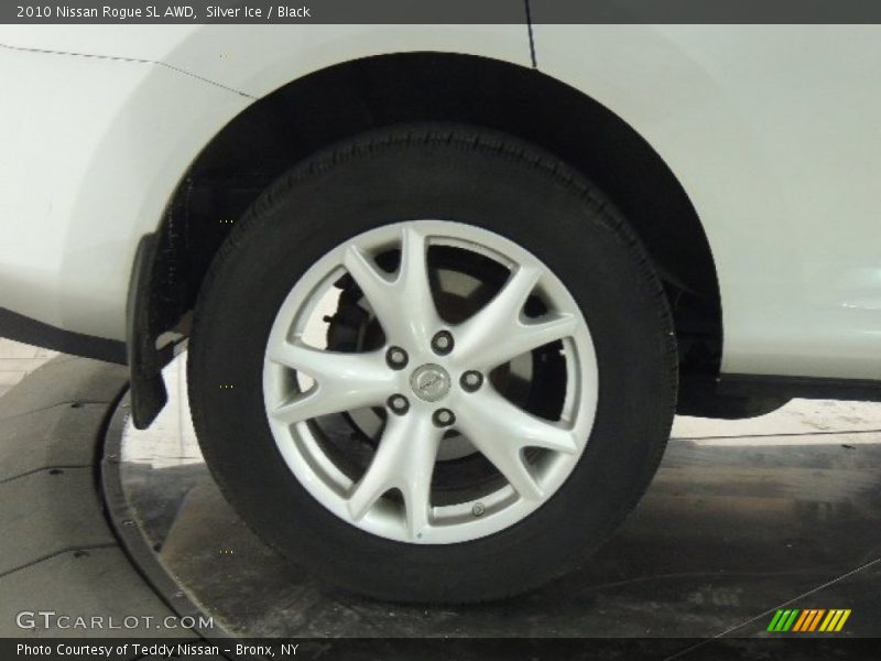 Silver Ice / Black 2010 Nissan Rogue SL AWD