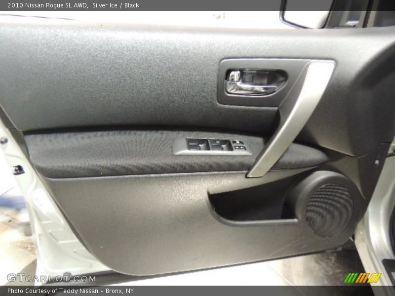 Silver Ice / Black 2010 Nissan Rogue SL AWD