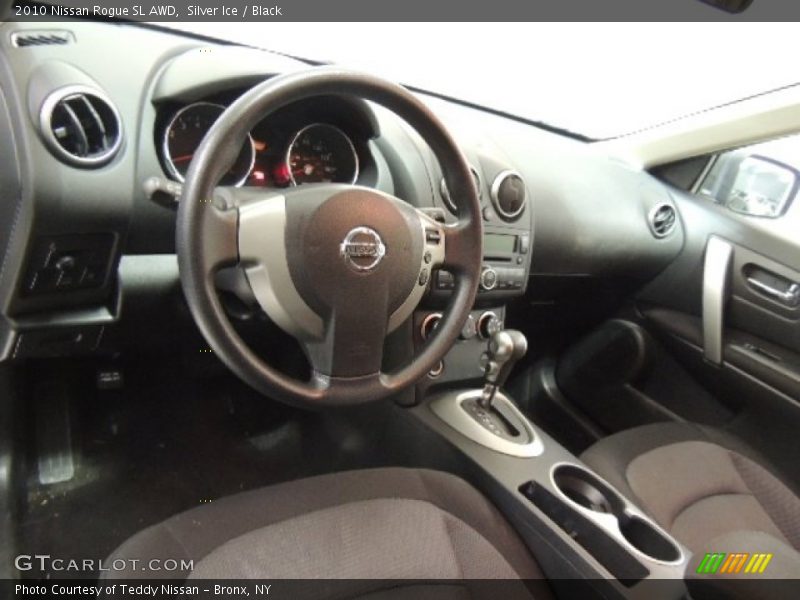 Silver Ice / Black 2010 Nissan Rogue SL AWD