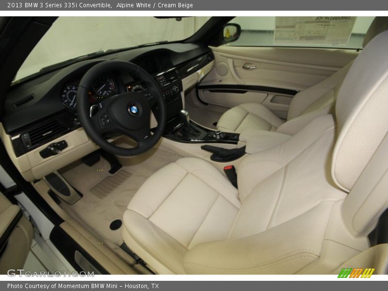 Alpine White / Cream Beige 2013 BMW 3 Series 335i Convertible