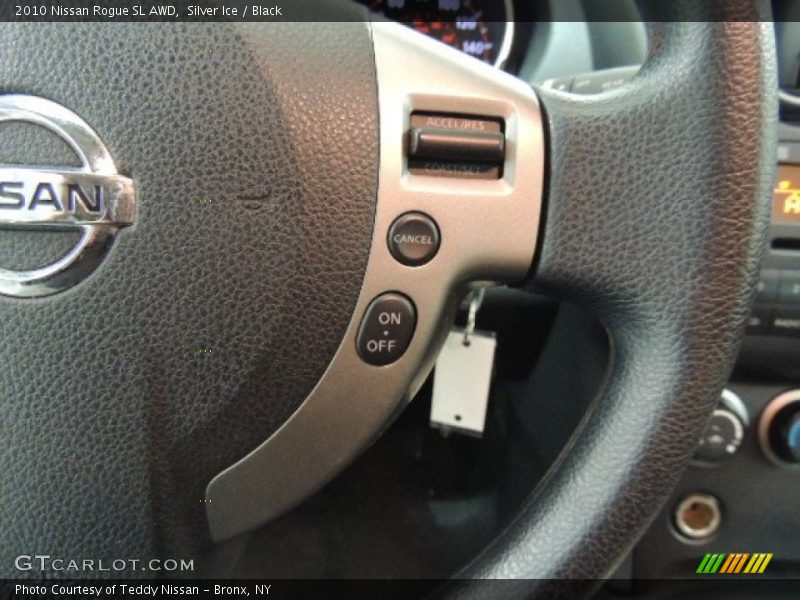 Silver Ice / Black 2010 Nissan Rogue SL AWD