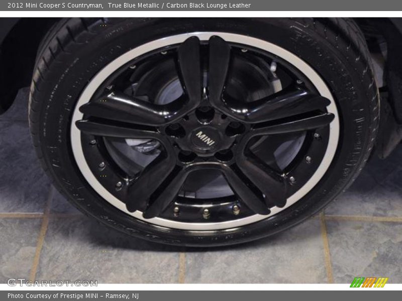 True Blue Metallic / Carbon Black Lounge Leather 2012 Mini Cooper S Countryman