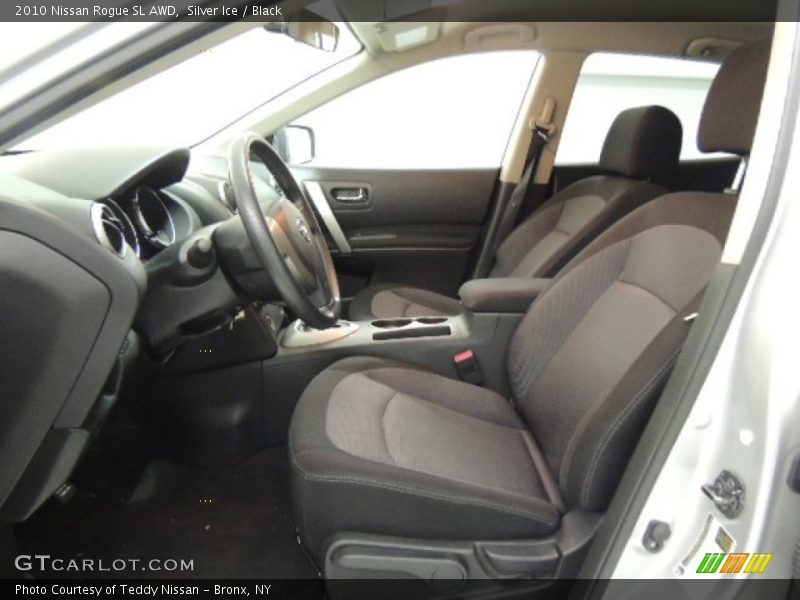 Silver Ice / Black 2010 Nissan Rogue SL AWD