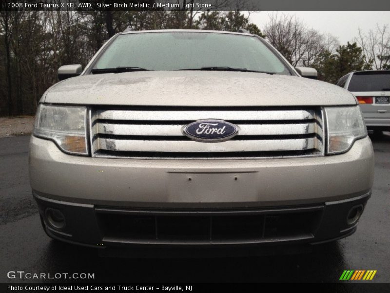 Silver Birch Metallic / Medium Light Stone 2008 Ford Taurus X SEL AWD