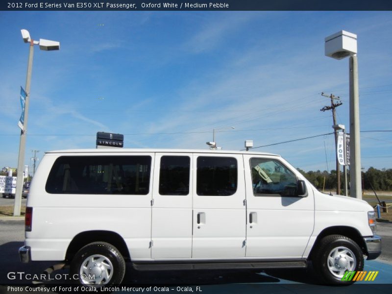 Oxford White / Medium Pebble 2012 Ford E Series Van E350 XLT Passenger