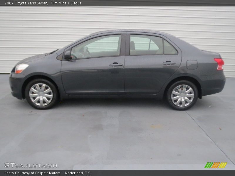 Flint Mica / Bisque 2007 Toyota Yaris Sedan