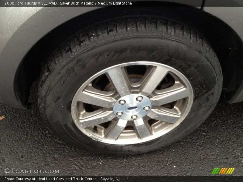 Silver Birch Metallic / Medium Light Stone 2008 Ford Taurus X SEL AWD