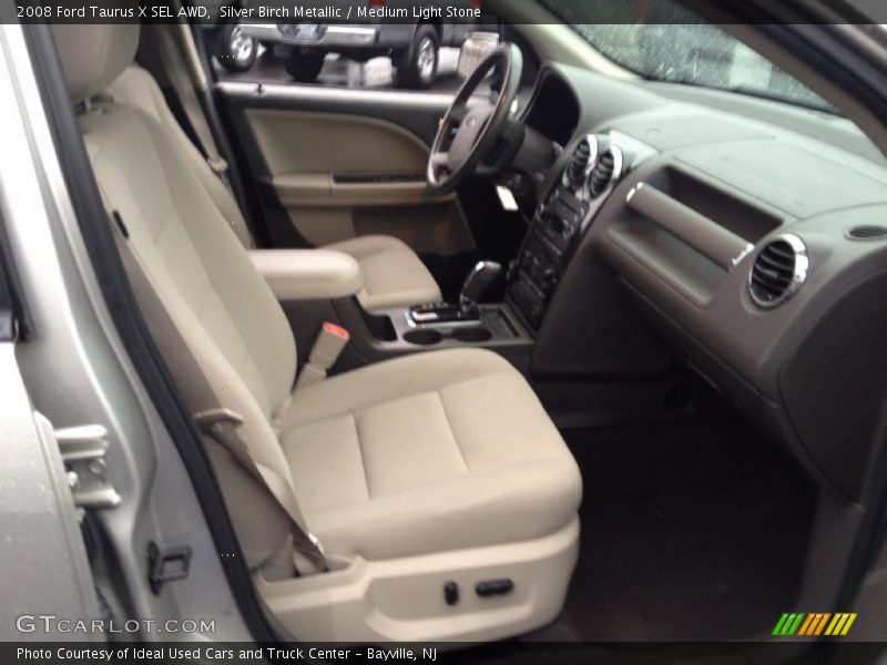 Silver Birch Metallic / Medium Light Stone 2008 Ford Taurus X SEL AWD