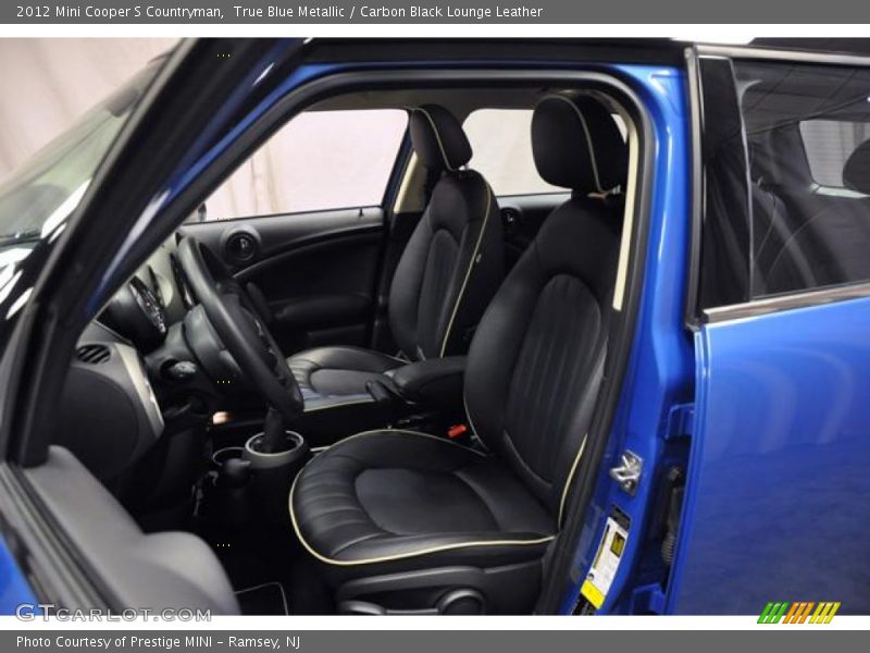 True Blue Metallic / Carbon Black Lounge Leather 2012 Mini Cooper S Countryman