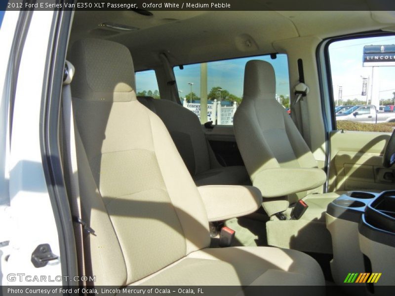 Oxford White / Medium Pebble 2012 Ford E Series Van E350 XLT Passenger