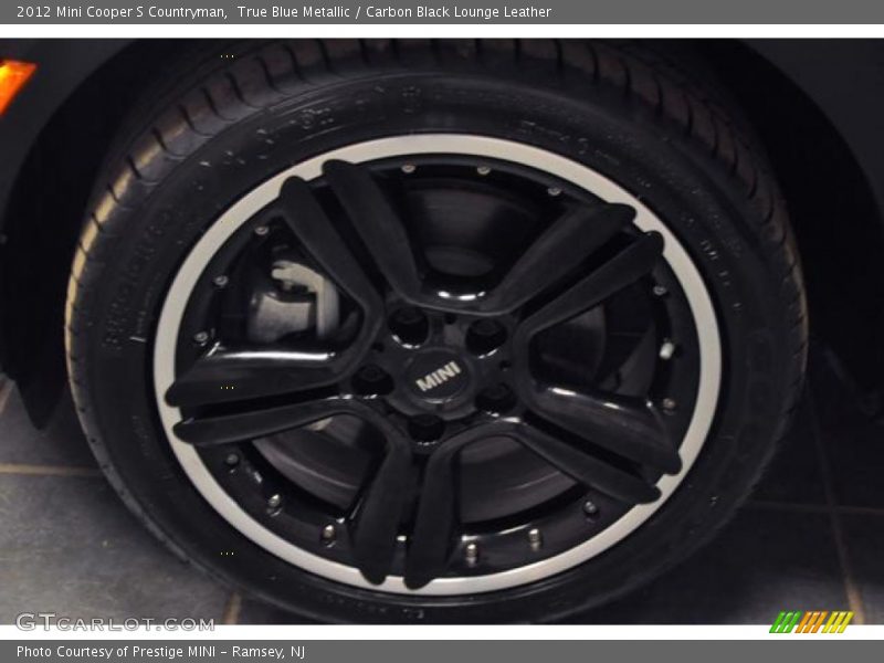 True Blue Metallic / Carbon Black Lounge Leather 2012 Mini Cooper S Countryman