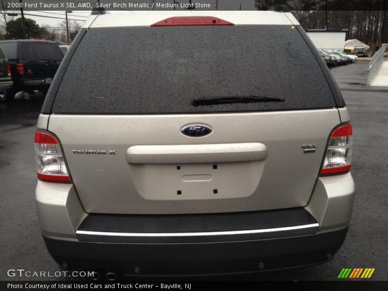 Silver Birch Metallic / Medium Light Stone 2008 Ford Taurus X SEL AWD