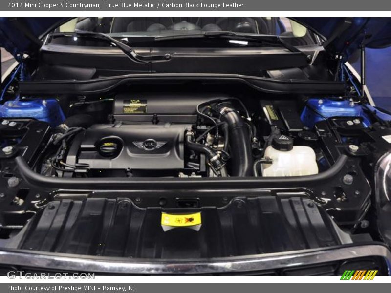 True Blue Metallic / Carbon Black Lounge Leather 2012 Mini Cooper S Countryman