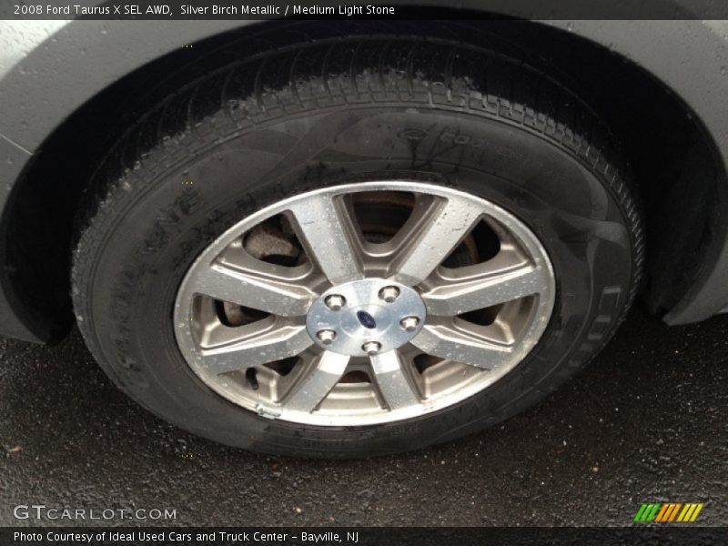Silver Birch Metallic / Medium Light Stone 2008 Ford Taurus X SEL AWD