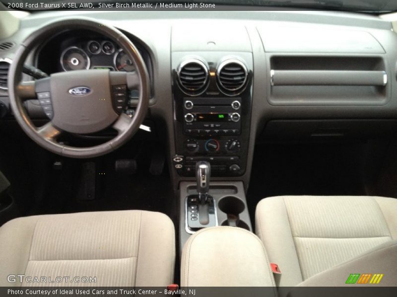 Silver Birch Metallic / Medium Light Stone 2008 Ford Taurus X SEL AWD