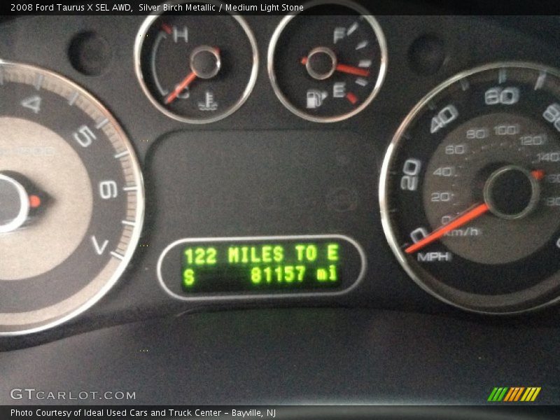 Silver Birch Metallic / Medium Light Stone 2008 Ford Taurus X SEL AWD