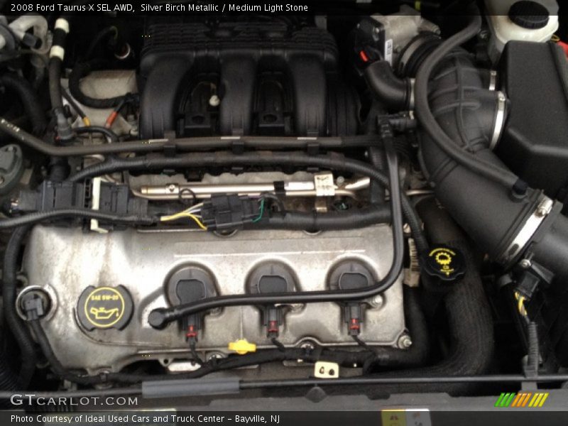 Silver Birch Metallic / Medium Light Stone 2008 Ford Taurus X SEL AWD