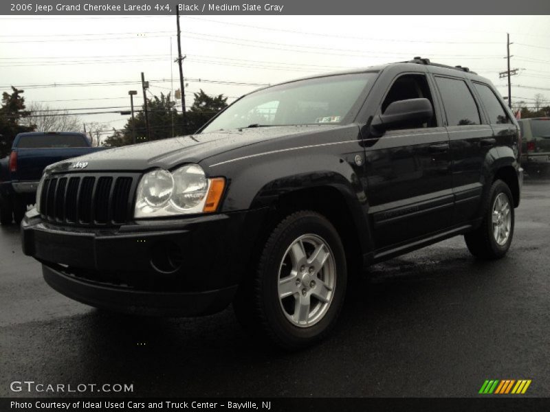 Black / Medium Slate Gray 2006 Jeep Grand Cherokee Laredo 4x4