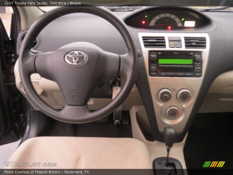 Flint Mica / Bisque 2007 Toyota Yaris Sedan