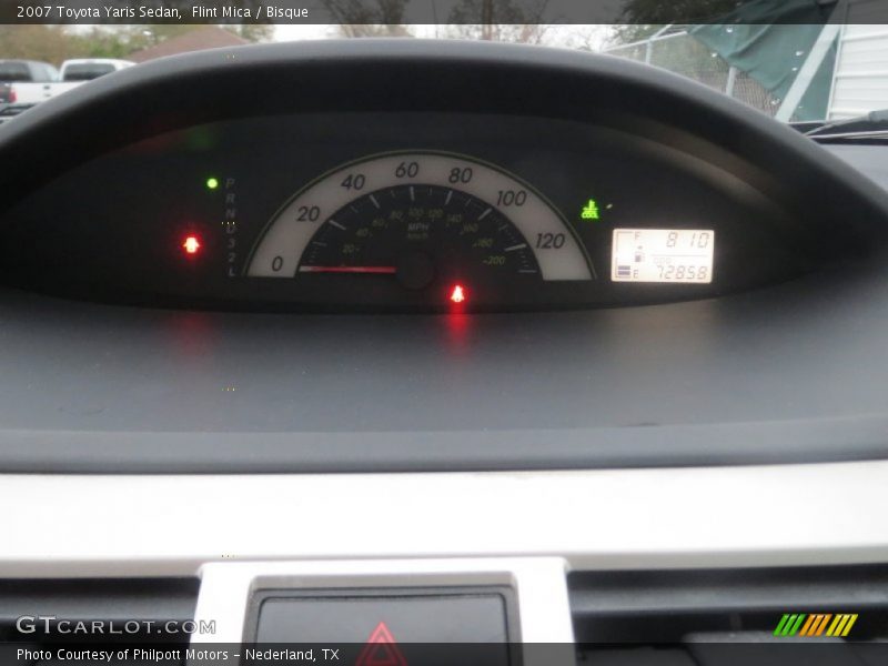Flint Mica / Bisque 2007 Toyota Yaris Sedan