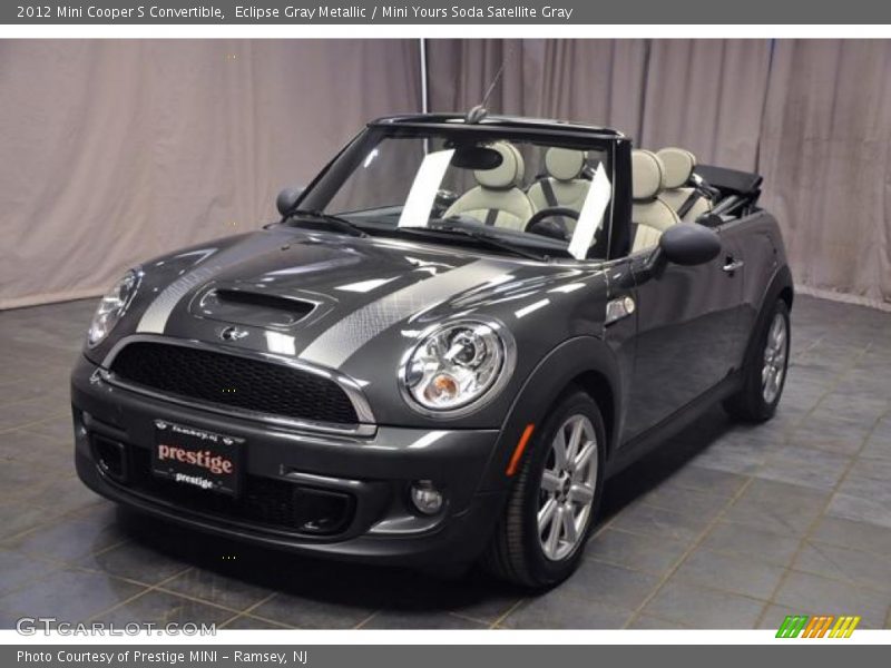 Eclipse Gray Metallic / Mini Yours Soda Satellite Gray 2012 Mini Cooper S Convertible