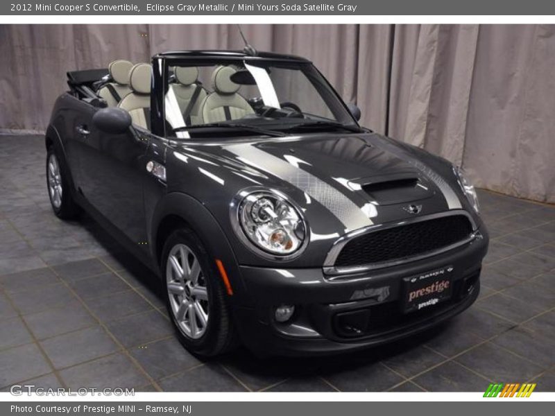 Eclipse Gray Metallic / Mini Yours Soda Satellite Gray 2012 Mini Cooper S Convertible