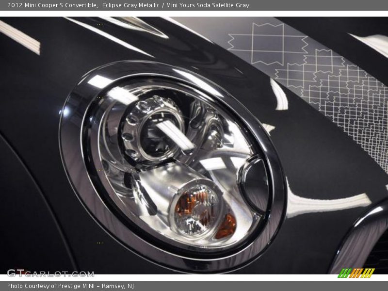 Eclipse Gray Metallic / Mini Yours Soda Satellite Gray 2012 Mini Cooper S Convertible
