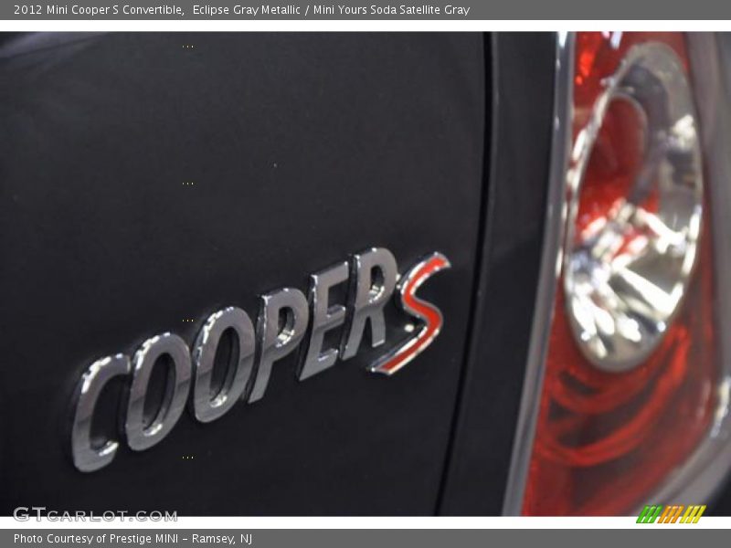 Eclipse Gray Metallic / Mini Yours Soda Satellite Gray 2012 Mini Cooper S Convertible