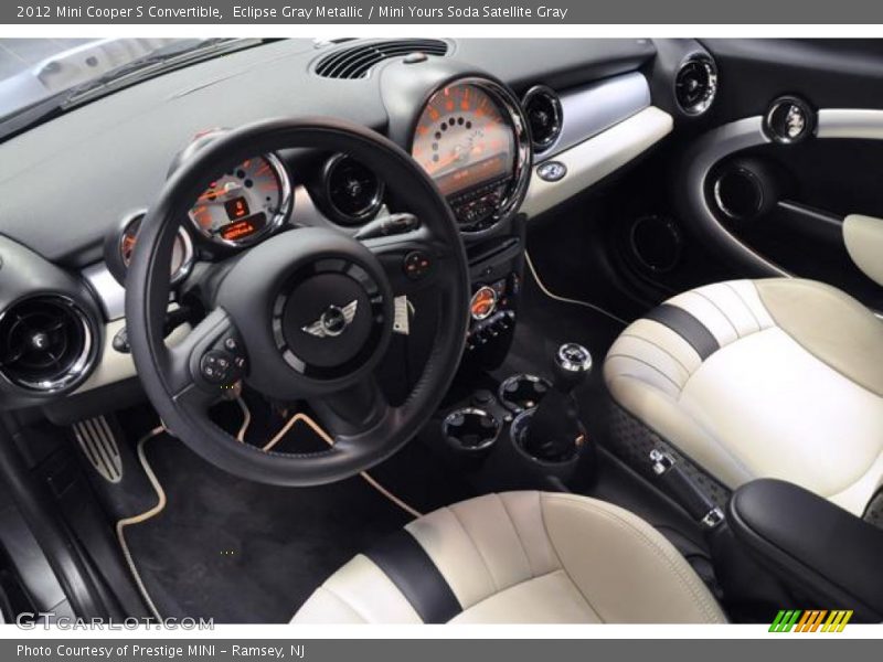 Eclipse Gray Metallic / Mini Yours Soda Satellite Gray 2012 Mini Cooper S Convertible