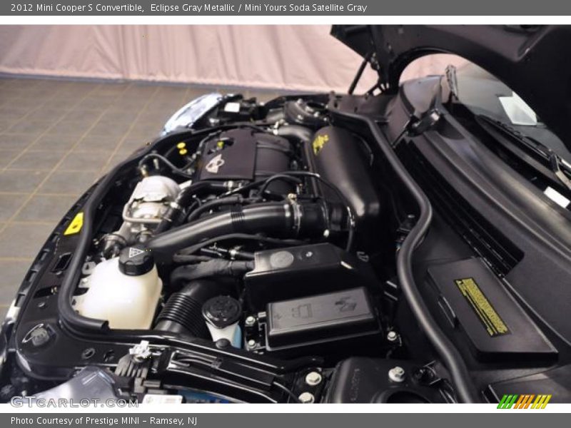 Eclipse Gray Metallic / Mini Yours Soda Satellite Gray 2012 Mini Cooper S Convertible