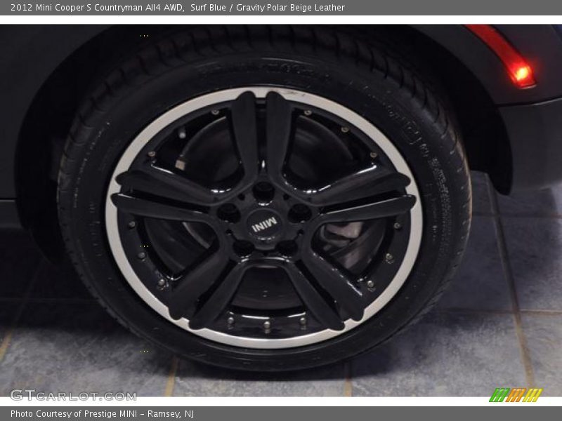 Surf Blue / Gravity Polar Beige Leather 2012 Mini Cooper S Countryman All4 AWD