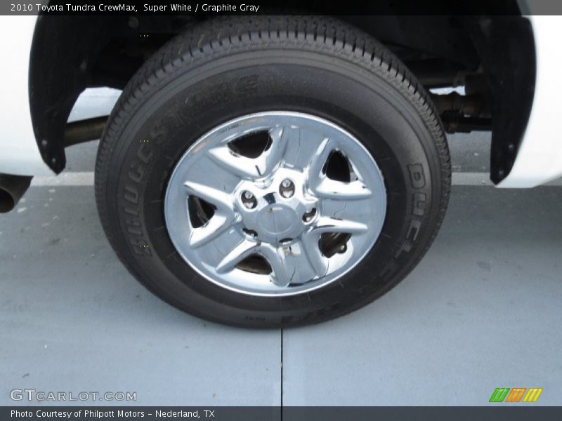 Super White / Graphite Gray 2010 Toyota Tundra CrewMax