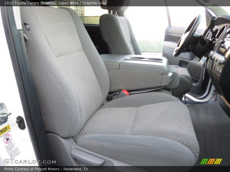 Super White / Graphite Gray 2010 Toyota Tundra CrewMax