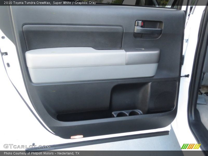 Super White / Graphite Gray 2010 Toyota Tundra CrewMax