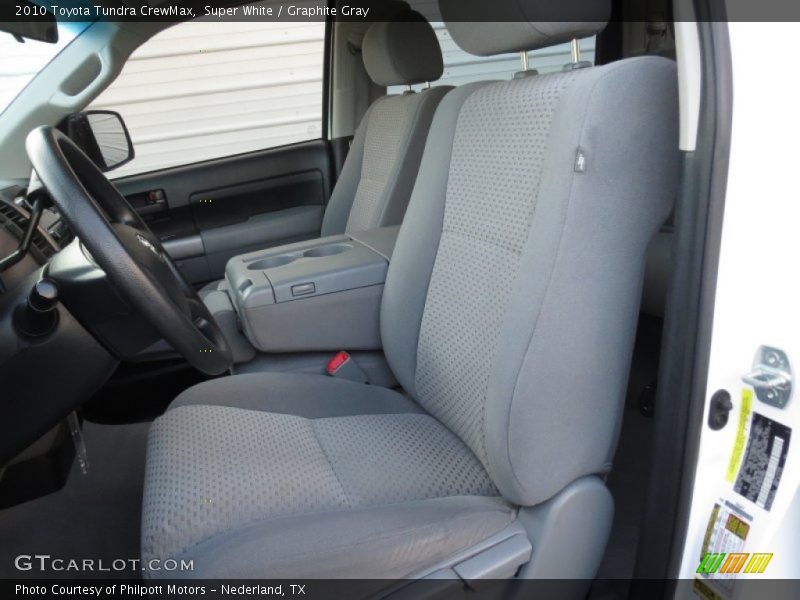 Super White / Graphite Gray 2010 Toyota Tundra CrewMax