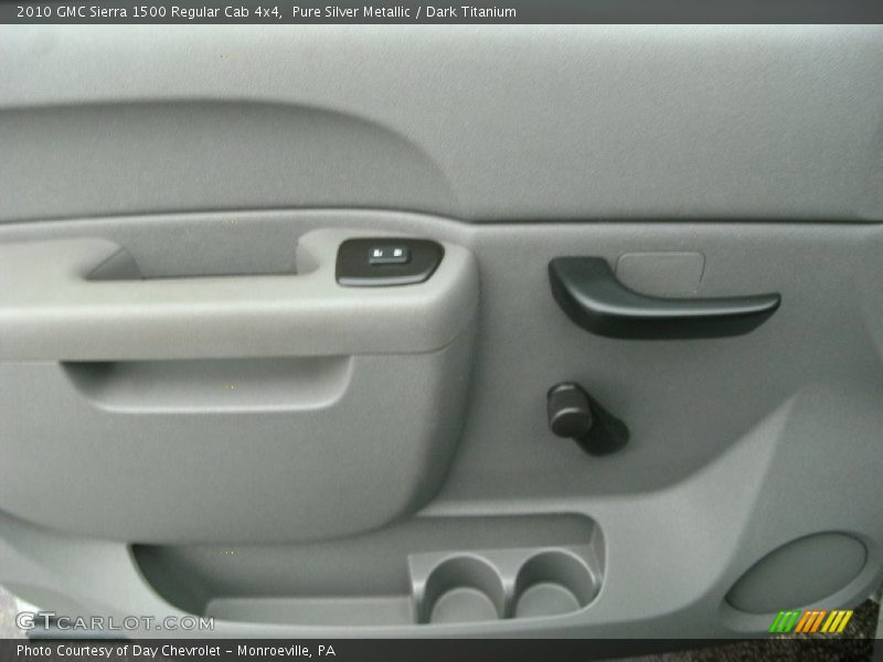 Pure Silver Metallic / Dark Titanium 2010 GMC Sierra 1500 Regular Cab 4x4