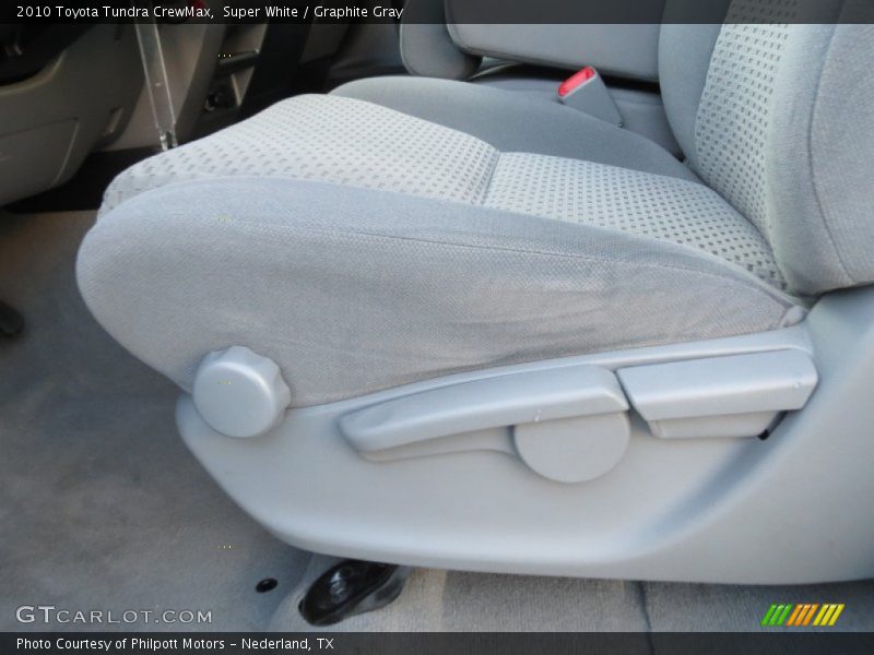 Super White / Graphite Gray 2010 Toyota Tundra CrewMax