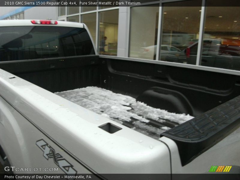 Pure Silver Metallic / Dark Titanium 2010 GMC Sierra 1500 Regular Cab 4x4
