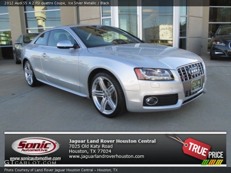 Ice Silver Metallic / Black 2012 Audi S5 4.2 FSI quattro Coupe