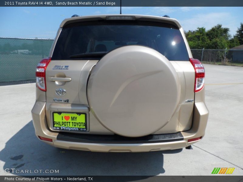 Sandy Beach Metallic / Sand Beige 2011 Toyota RAV4 I4 4WD