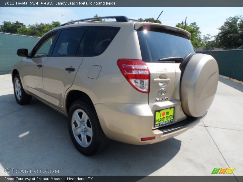 Sandy Beach Metallic / Sand Beige 2011 Toyota RAV4 I4 4WD