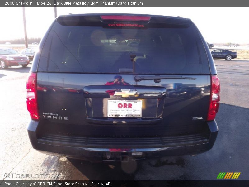 Dark Blue Metallic / Light Titanium/Dark Titanium 2008 Chevrolet Tahoe LS