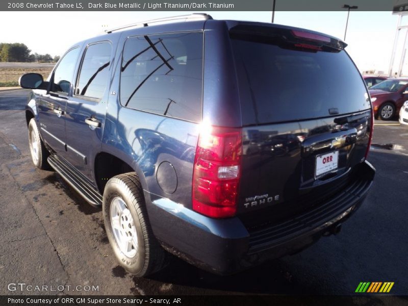 Dark Blue Metallic / Light Titanium/Dark Titanium 2008 Chevrolet Tahoe LS