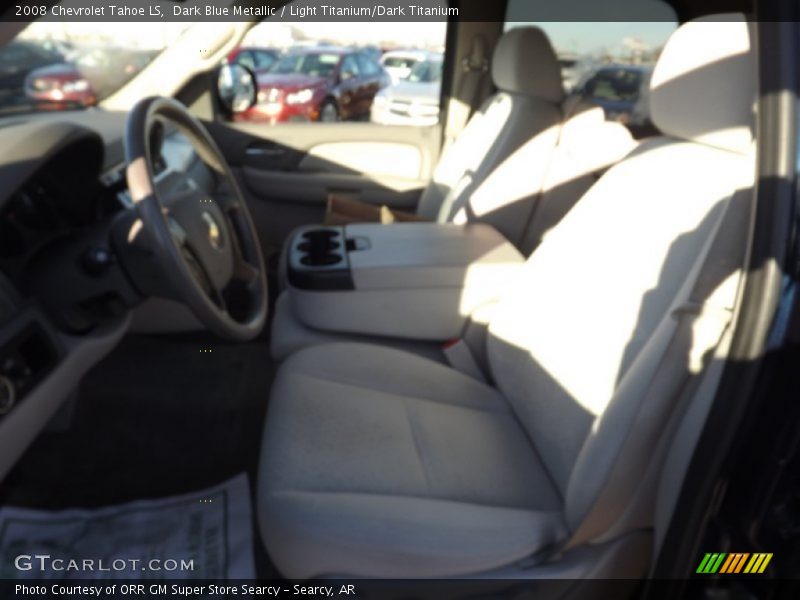 Dark Blue Metallic / Light Titanium/Dark Titanium 2008 Chevrolet Tahoe LS
