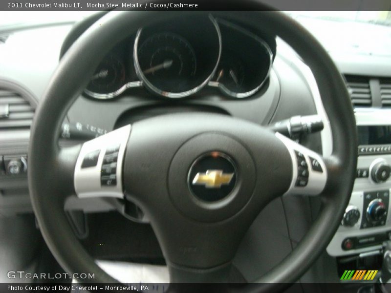 Mocha Steel Metallic / Cocoa/Cashmere 2011 Chevrolet Malibu LT