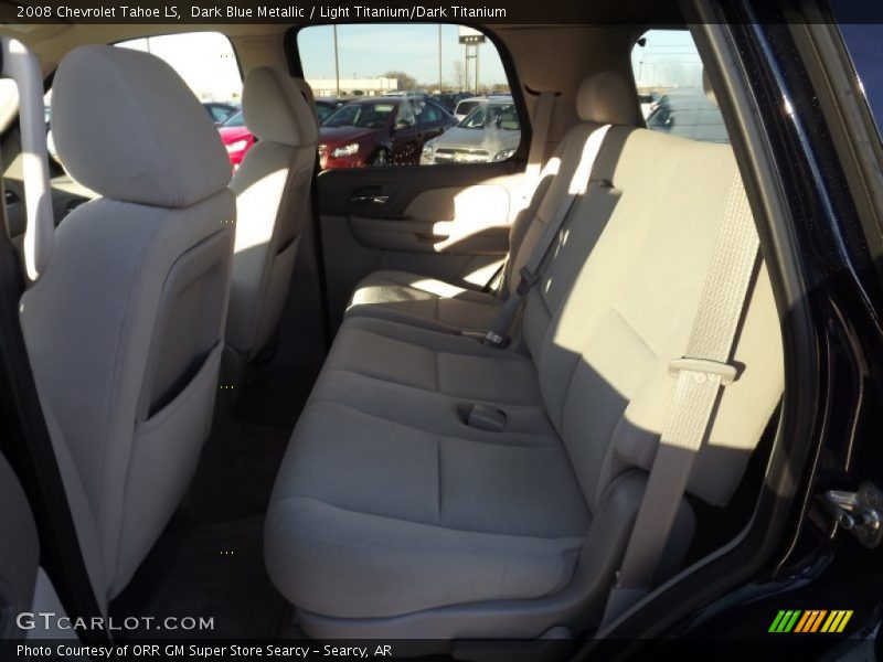 Dark Blue Metallic / Light Titanium/Dark Titanium 2008 Chevrolet Tahoe LS
