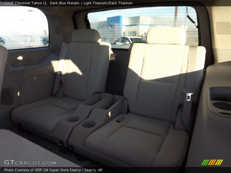 Dark Blue Metallic / Light Titanium/Dark Titanium 2008 Chevrolet Tahoe LS