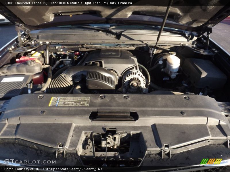 Dark Blue Metallic / Light Titanium/Dark Titanium 2008 Chevrolet Tahoe LS